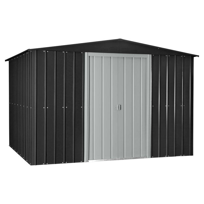 Garden Sheds 7 X 9 globel 9 ft. 8 in. w x 7 ft. 9 in. d metal storage shed & reviews Garden Sheds 7 X 9 globel 9 ft. 8 in. w x 7 ft. 9 in. d metal storage shed & reviews