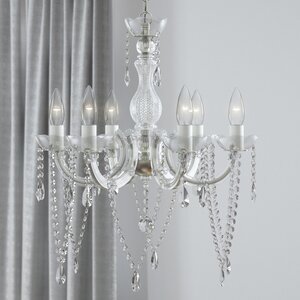 6-Light Crystal Chandelier