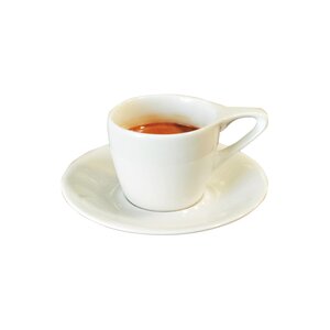 FINA Espresso Cups and Saucer Set (Set of 2)