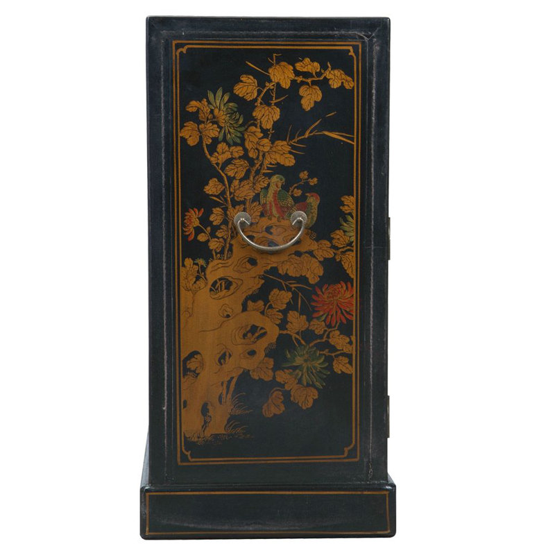 Exp Décor Handmade Oriental Antique 9 Bottle Floor Wine Cabinet Handmade Oriental Antique 9 Bottle Floor Wine Cabinet