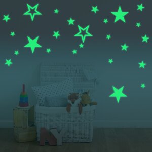 Stars Glowing Wall Decal