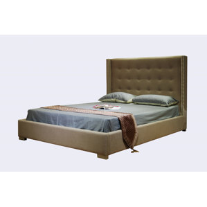Upholstered Platform Bed by Greatime