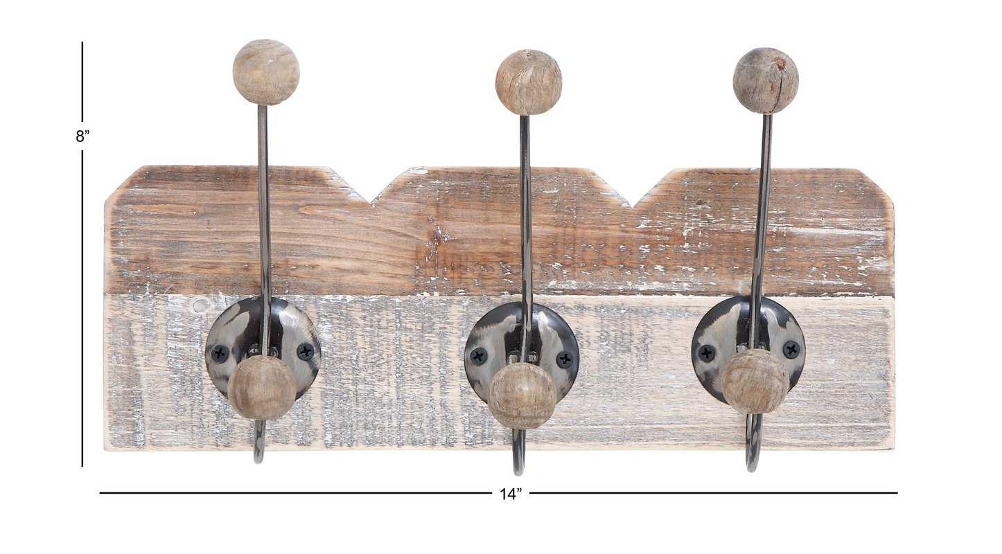 Cole & Grey Wall Mounted Coat Rack & Reviews Wayfair