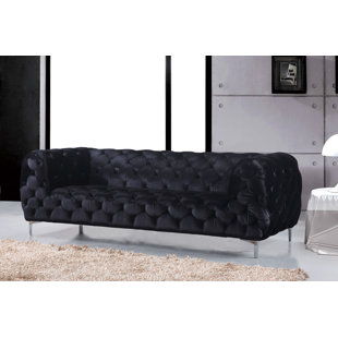 Silver Tufted Sofas You Ll Love Wayfair Quickview