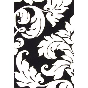 New Zealand Handmade Black Area Rug