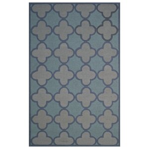 Wool Hand-Tufted Blue/Ivory Area Rug