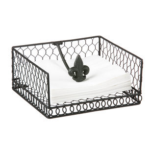Wrought Iron Napkin Holder Wayfair Metal Tail Napkin Holder