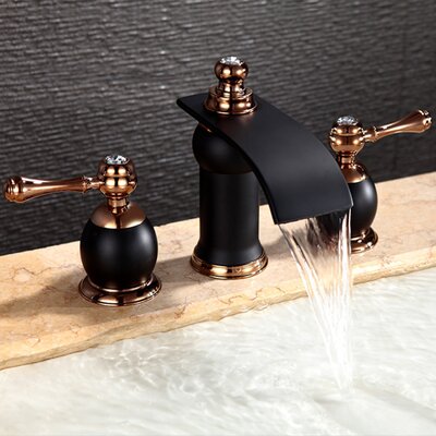 AllAboutModern 3 Hole Widespread Faucet Bathroom