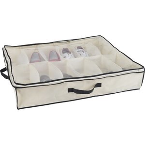 12 Pocket Under the Bed Shoe Organizer