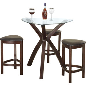 Burnell 4 Piece Counter Height Pub Table Set by ..