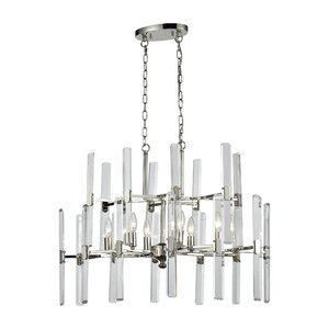 Mikula Crystal Heights 6-Light Candle-Style Chandelier