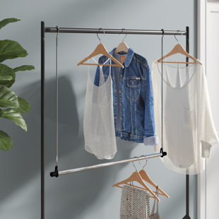 Clothes Hanging Rod Wayfair Cascio Hang Closet Rod Hanging Organizer