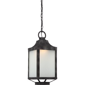 Saige 1-Light LED Outdoor Hanging Lantern