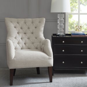 Steelton Button Tufted Wingback Chair