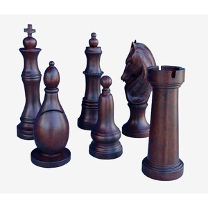 6 Piece Chess Set