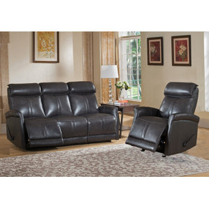 Mosby 2 Piece Leather Living Room Set by Amax