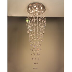 Andromeda 10-Light Crystal Chandelier