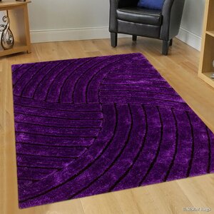 Hand-Tufted Lilac Area Rug