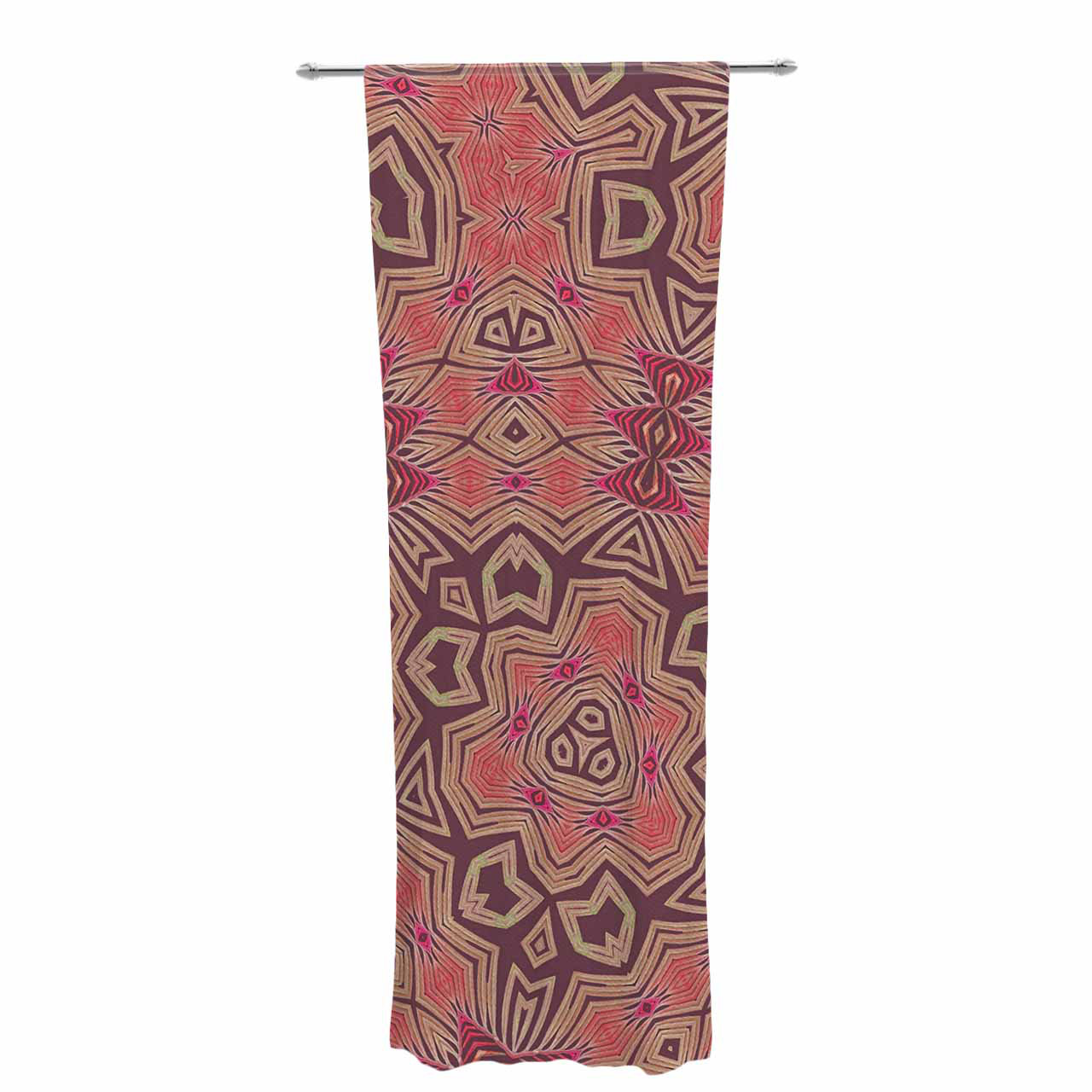 30 x 20 Pillow Sham Kess InHouse Alison Coxon Tribal Fire Tan Red Digital