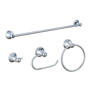 Essential 4 Piece Bathroom Hardware Set (Set of 4)
