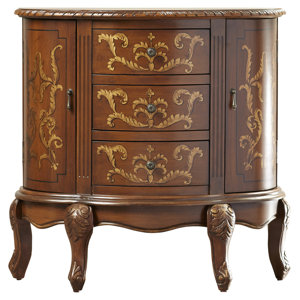 Stokes 3 Drawer and 2 Door Accent Cabinet