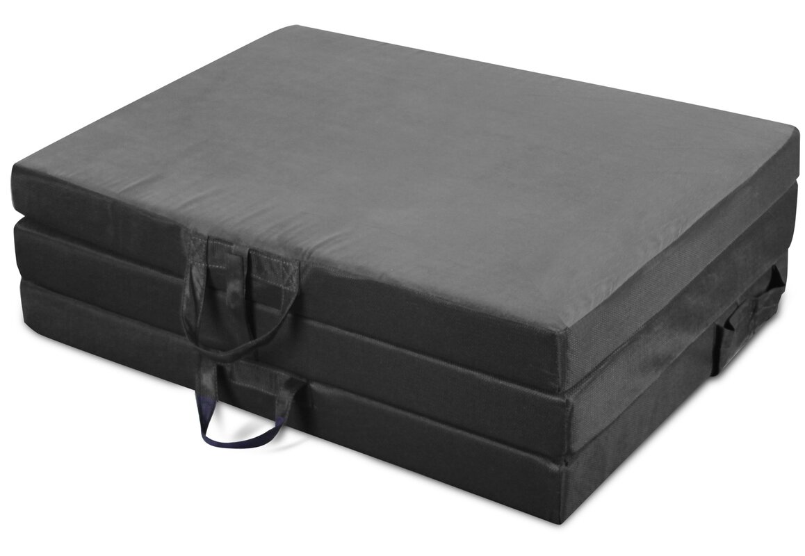 tri fold cot size mattress