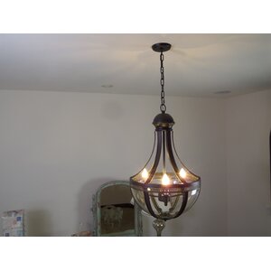 3-Light Candle-Style Chandelier