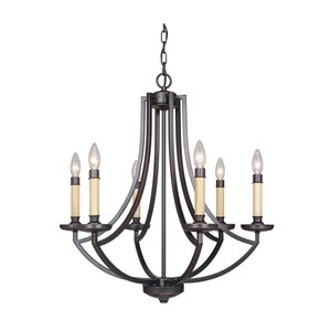 Rockville 6-Light Candle-Style Chandelier