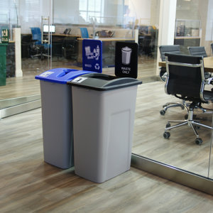 Waste Watcher Multi Compartments Plastic Recycling Bin