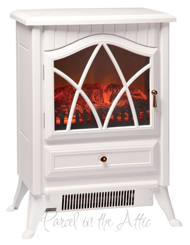 Hokku Designs Flame Effect Standalone Electric Fireplace & Reviews