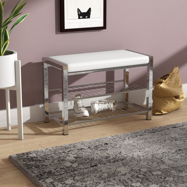 Wade Logan Christchurch Faux Leather Storage Bench