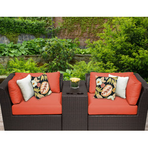 Barbados 3 Piece Deep Seating Group with Cushion