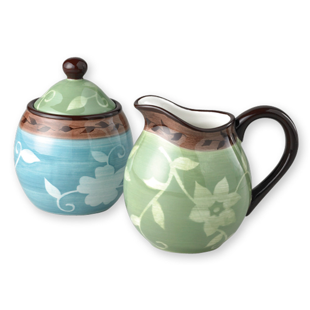 Pfaltzgraff Patio Garden Sugar and Creamer Set | Wayfair Pfaltzgraff Patio Garden Sugar and Creamer Set | Wayfair