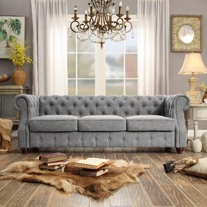 Olivia Tufted Chesterfield Sofa