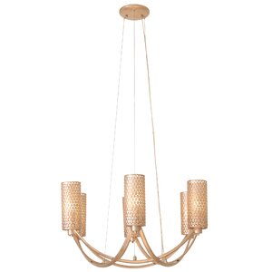 Casablanca 6-Light Shaded Chandelier