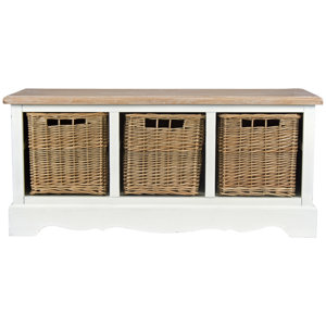 Sitzbank Gazon aus Holz mit Stauraum von Maison ..