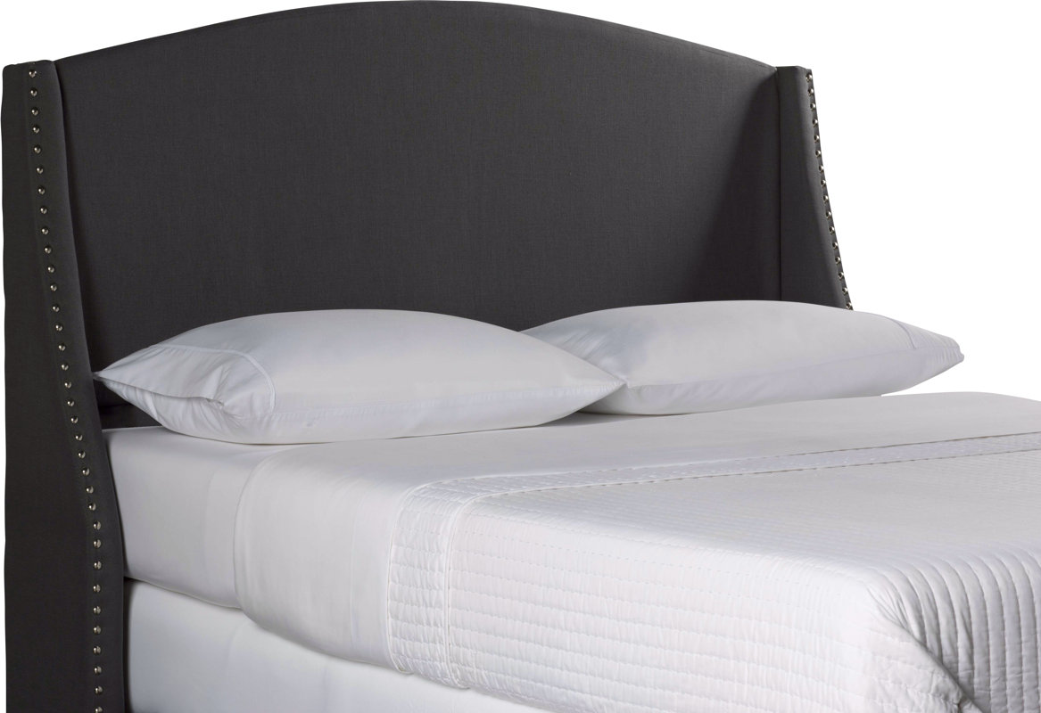 Alcott Hill Upholstered Wingback Headboard & Reviews Wayfair