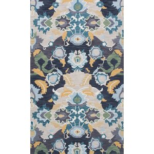 Newland Hand-Tufted Navy Area Rug