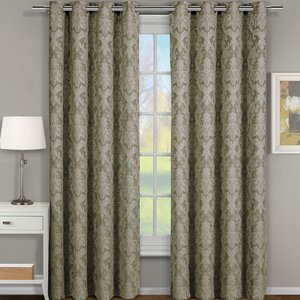 Schiller Toile Blackout Grommet Curtain Panels (Set of 2)