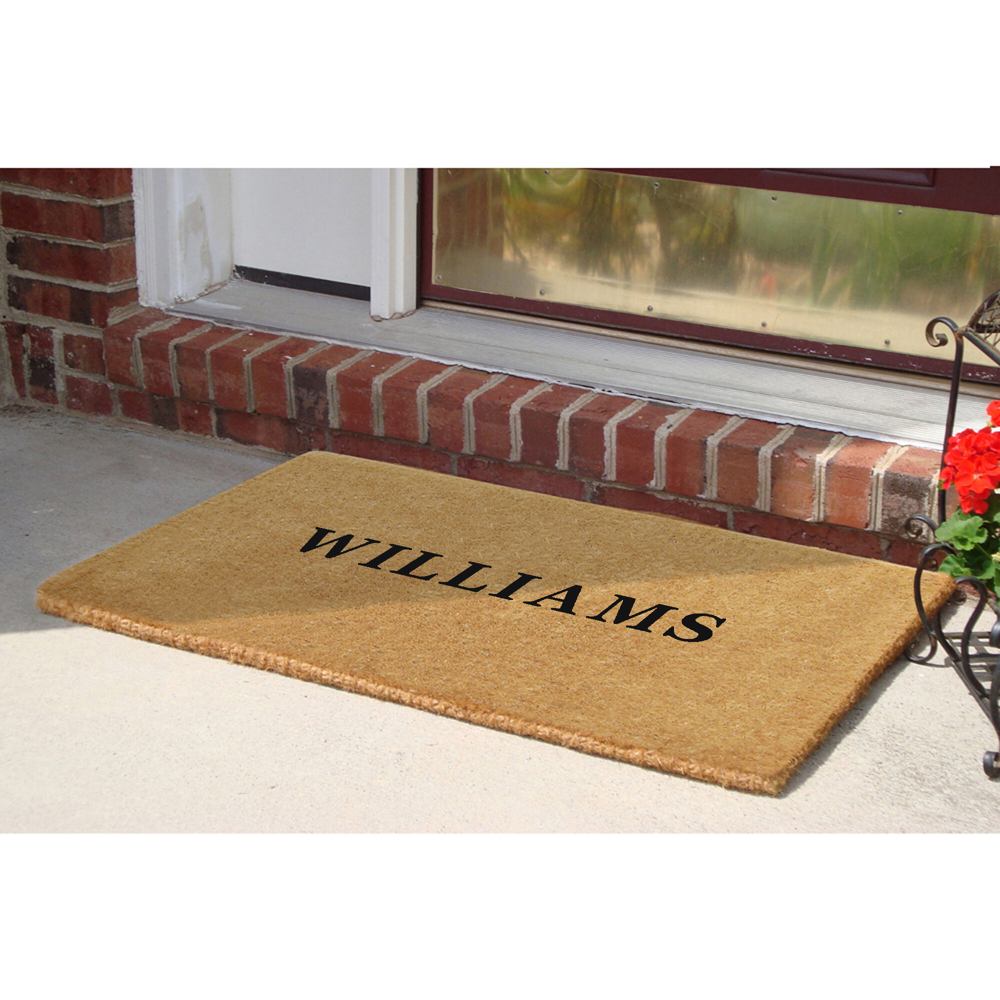 Come In 100 Natural Coir Fiber Go Away Laser Engraved Welcome Mat