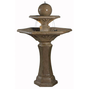 Resin Kenyon Outdoor Floor Fountain