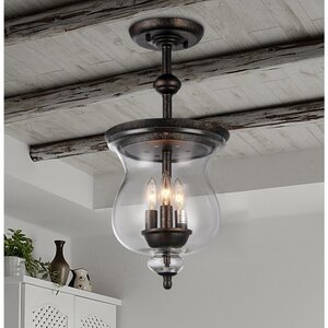 Madigan 3-Light Schoolhouse Pendant