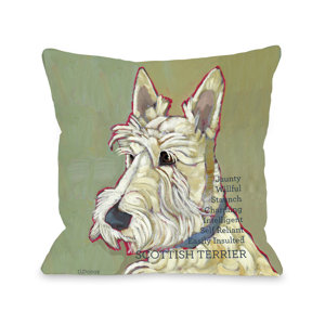 Doggy Du00e9cor Scottish Terrier Throw Pillow