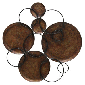 Metal Circle Wall Decor copper metal wall art you'll love | wayfair Metal Circle Wall Decor copper metal wall art you'll love | wayfair