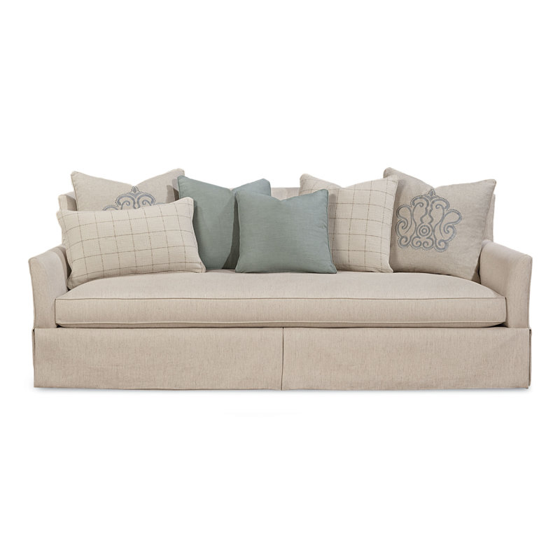 Rosecliff Heights Palm Harbor Upholstered Skirted Sofa Wayfair Palm Harbor Upholstered Skirted Sofa