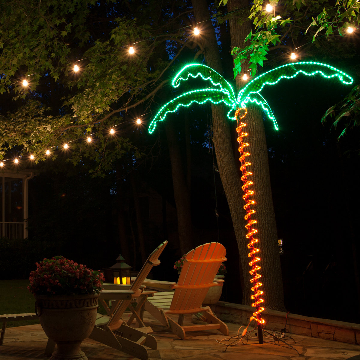 Bayou Breeze Palm Lighted Trees Branches Reviews Wayfair