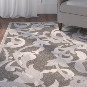 Neil Gray/Light Gray Indoor/Outdoor Area Rug