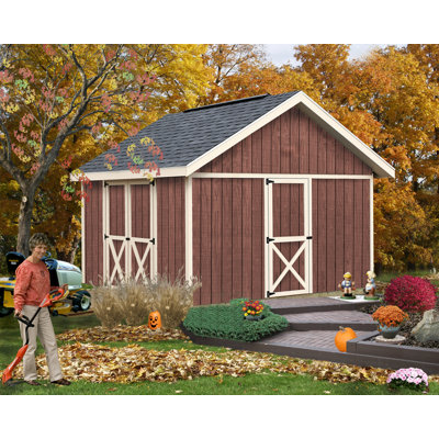 Riding Lawn Mower Shed | Wayfair