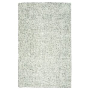 Marsh Hand-Tufted Wool Green Area Rug