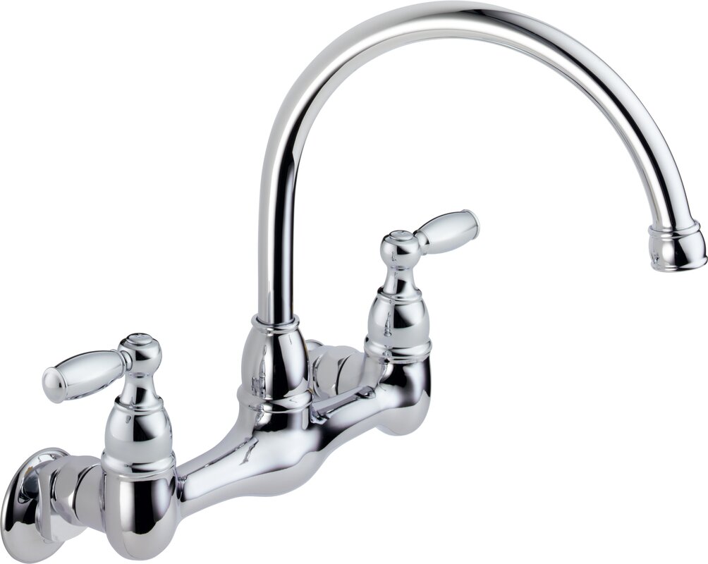 Peerless Faucets Double Handle Kitchen Faucet Reviews Wayfair